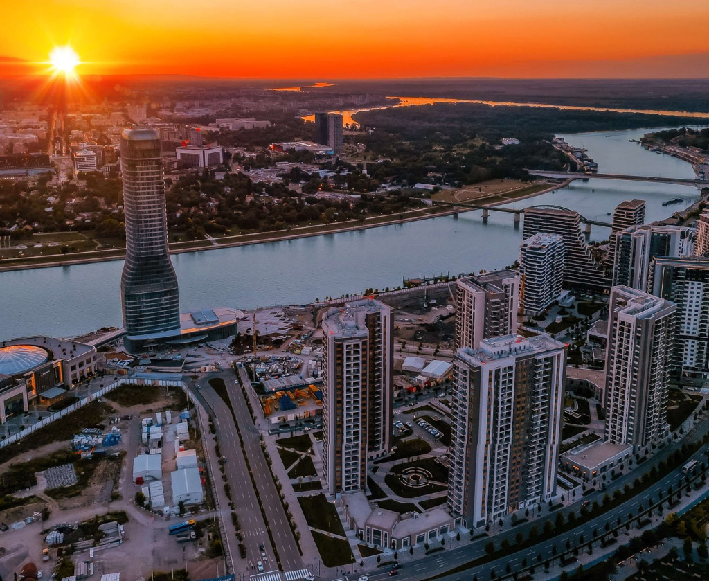 Welcome to Nikolai Kravtsov Street, the address of the tallest building in Serbia and the region