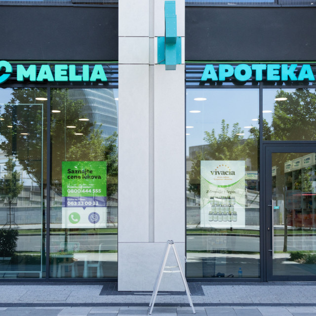 Young pharmacy chain in Belgrade Waterfront.