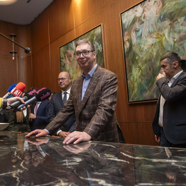 Speech by the President of Serbia, Aleksandar Vučić, at the official ceremony marking the completion of The St. Regis Belgrade hotel.