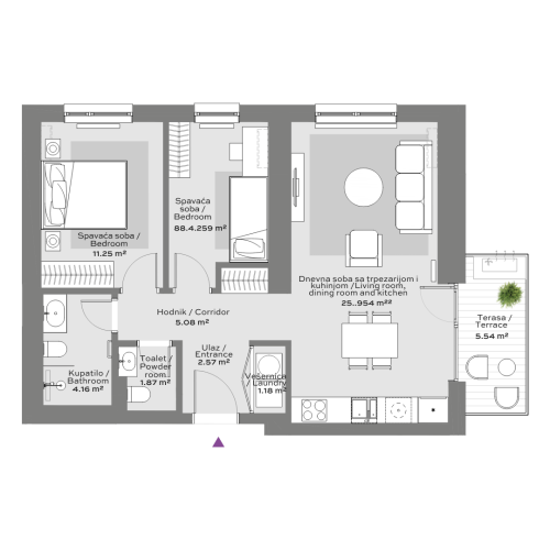 plan stana bw nova 501