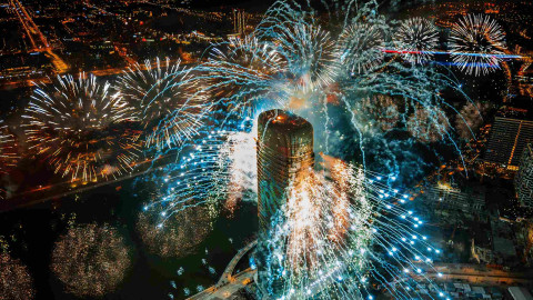 The sensational New Year’s fireworks in Belgrade Waterfront will amaze the world again